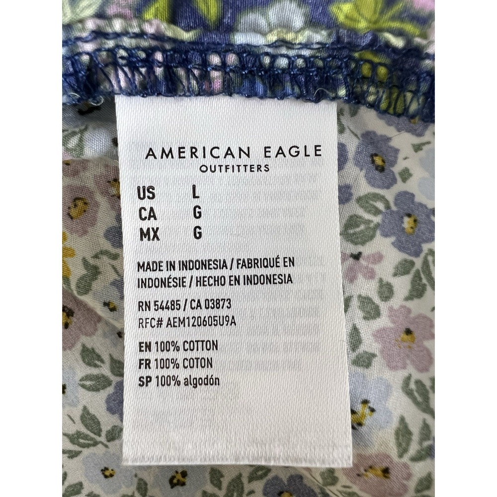 Womens Vintage American Eagle Patchwork Calico Co… - image 9